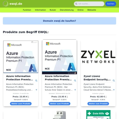 Screenshot ewql.de