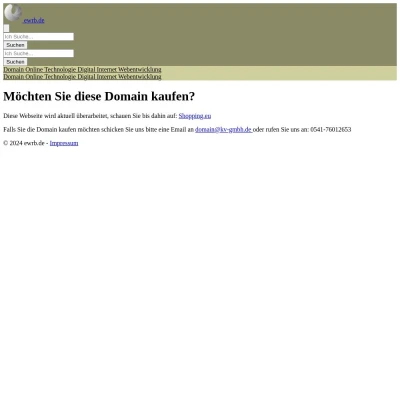 Screenshot ewrb.de