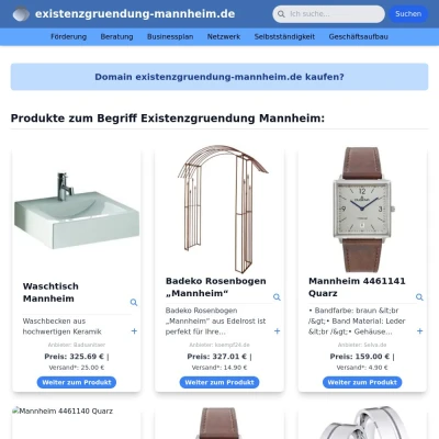 Screenshot existenzgruendung-mannheim.de