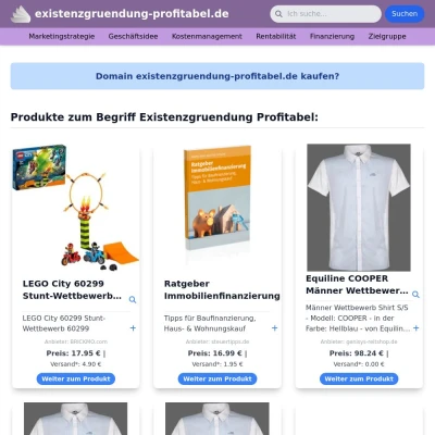 Screenshot existenzgruendung-profitabel.de