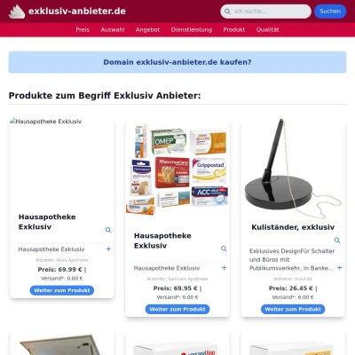 Screenshot exklusiv-anbieter.de