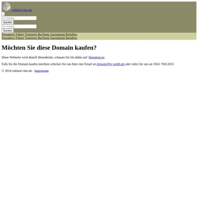 Screenshot exklusiv-bus.de