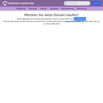 Screenshot exklusiv-escort.de