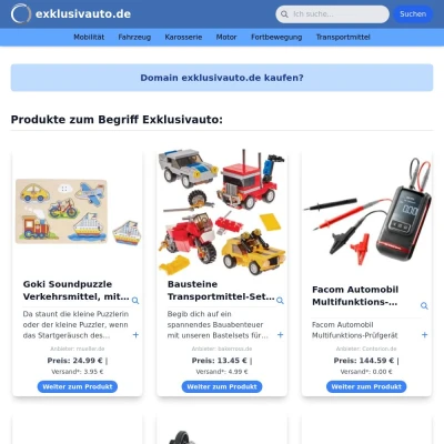 Screenshot exklusivauto.de