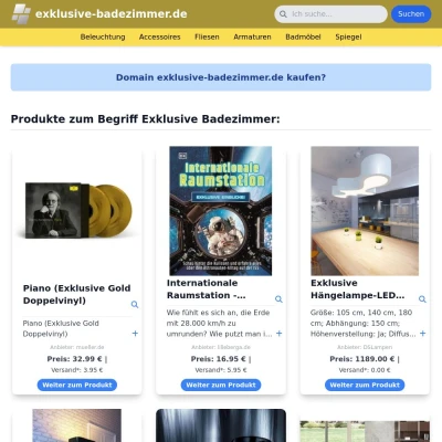 Screenshot exklusive-badezimmer.de