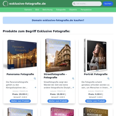 Screenshot exklusive-fotografie.de
