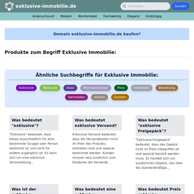 Screenshot exklusive-immobilie.de