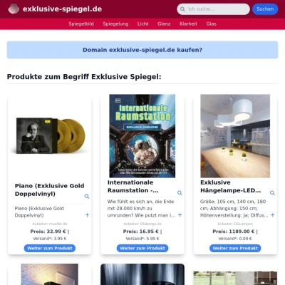 Screenshot exklusive-spiegel.de