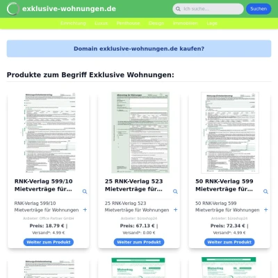 Screenshot exklusive-wohnungen.de