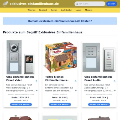 Screenshot exklusives-einfamilienhaus.de