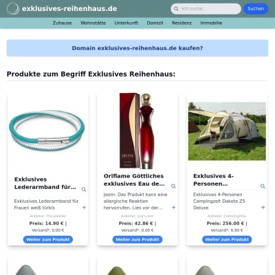 Screenshot exklusives-reihenhaus.de