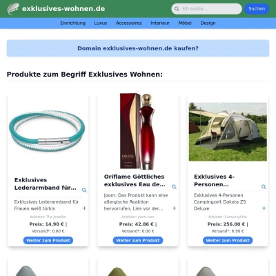 Screenshot exklusives-wohnen.de
