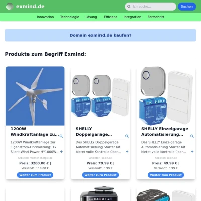 Screenshot exmind.de
