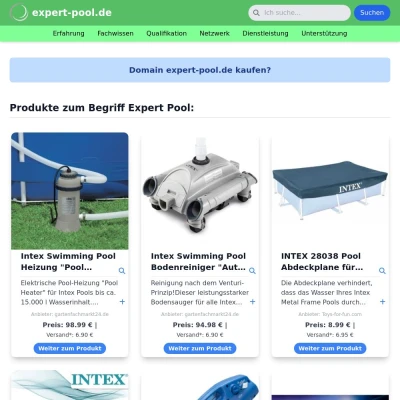 Screenshot expert-pool.de