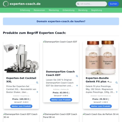 Screenshot experten-coach.de