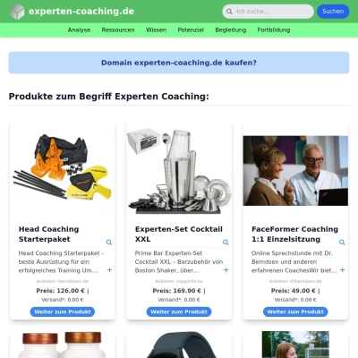 Screenshot experten-coaching.de