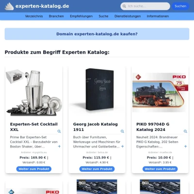 Screenshot experten-katalog.de