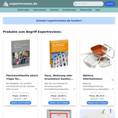 Screenshot expertreviews.de