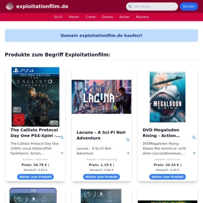 Screenshot exploitationfilm.de