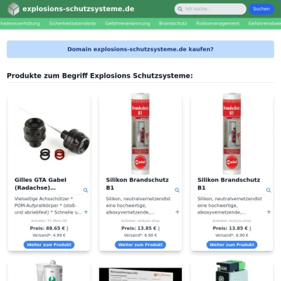 Screenshot explosions-schutzsysteme.de