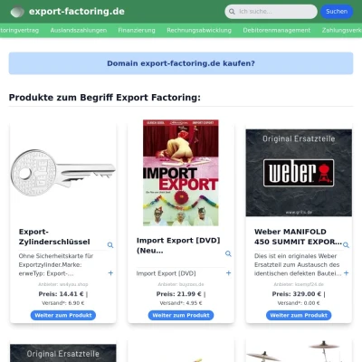 Screenshot export-factoring.de