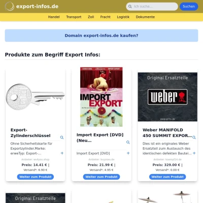 Screenshot export-infos.de