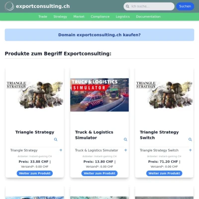 Screenshot exportconsulting.ch