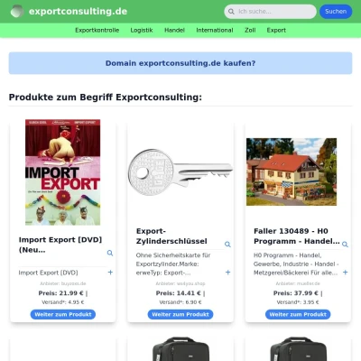 Screenshot exportconsulting.de