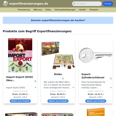 Screenshot exportfinanzierungen.de