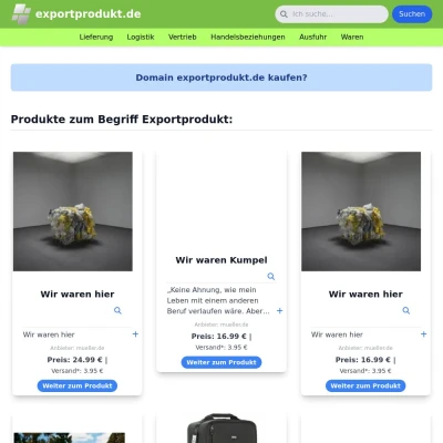 Screenshot exportprodukt.de