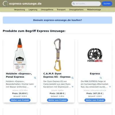 Screenshot express-umzuege.de