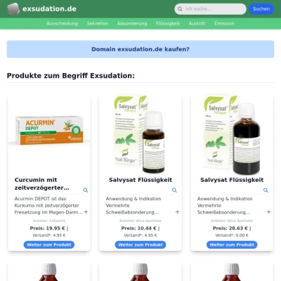 Screenshot exsudation.de