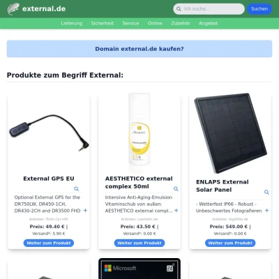 Screenshot external.de