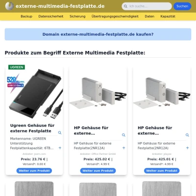 Screenshot externe-multimedia-festplatte.de