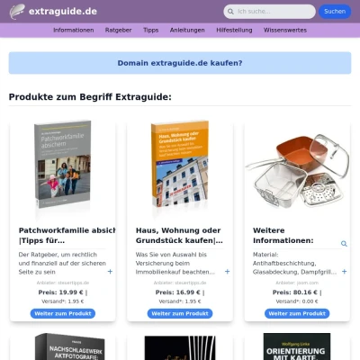 Screenshot extraguide.de