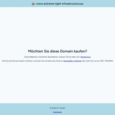 Screenshot extreme-light-infrastructure.eu