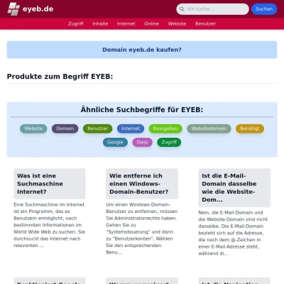 Screenshot eyeb.de