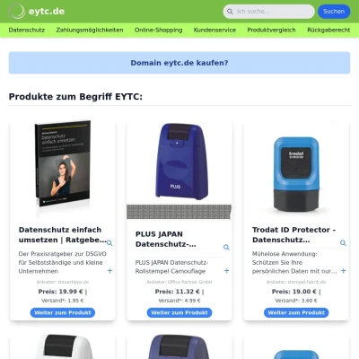 Screenshot eytc.de