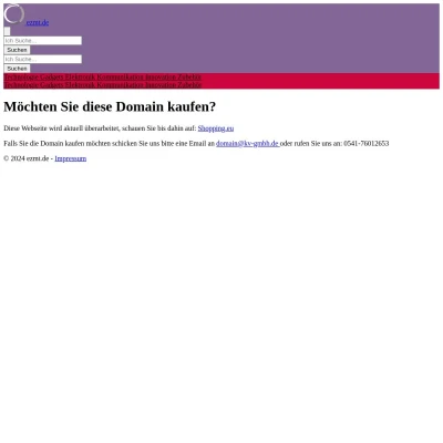 Screenshot ezmt.de