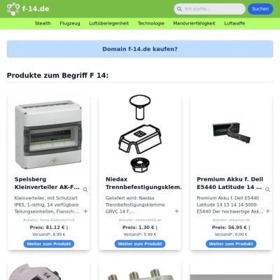 Screenshot f-14.de