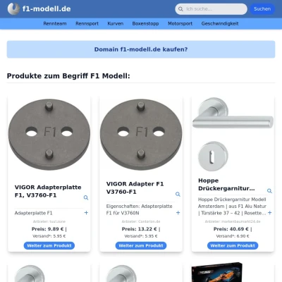 Screenshot f1-modell.de
