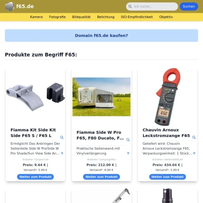 Screenshot f65.de