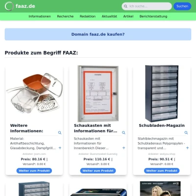 Screenshot faaz.de