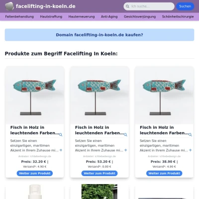 Screenshot facelifting-in-koeln.de