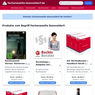 Screenshot fachanwaelte-duesseldorf.de