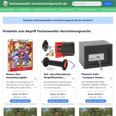 Screenshot fachanwaelte-versicherungsrecht.de