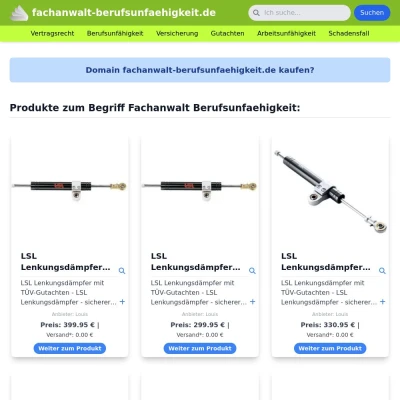 Screenshot fachanwalt-berufsunfaehigkeit.de