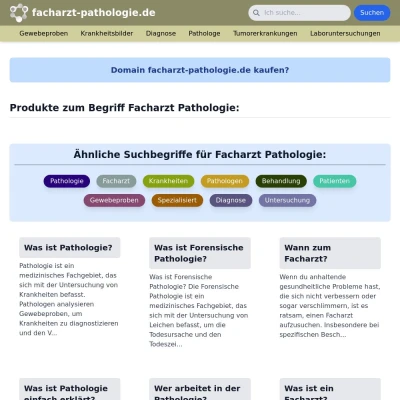 Screenshot facharzt-pathologie.de