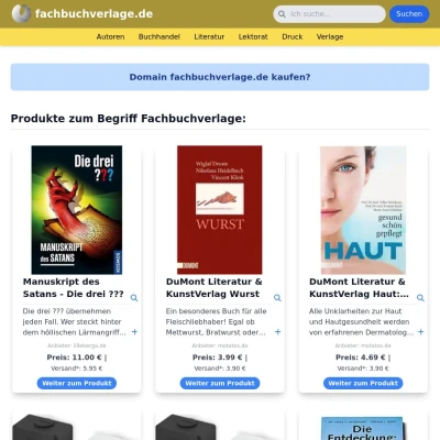 Screenshot fachbuchverlage.de