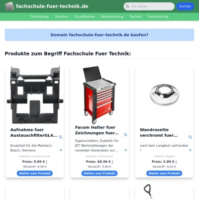 Screenshot fachschule-fuer-technik.de